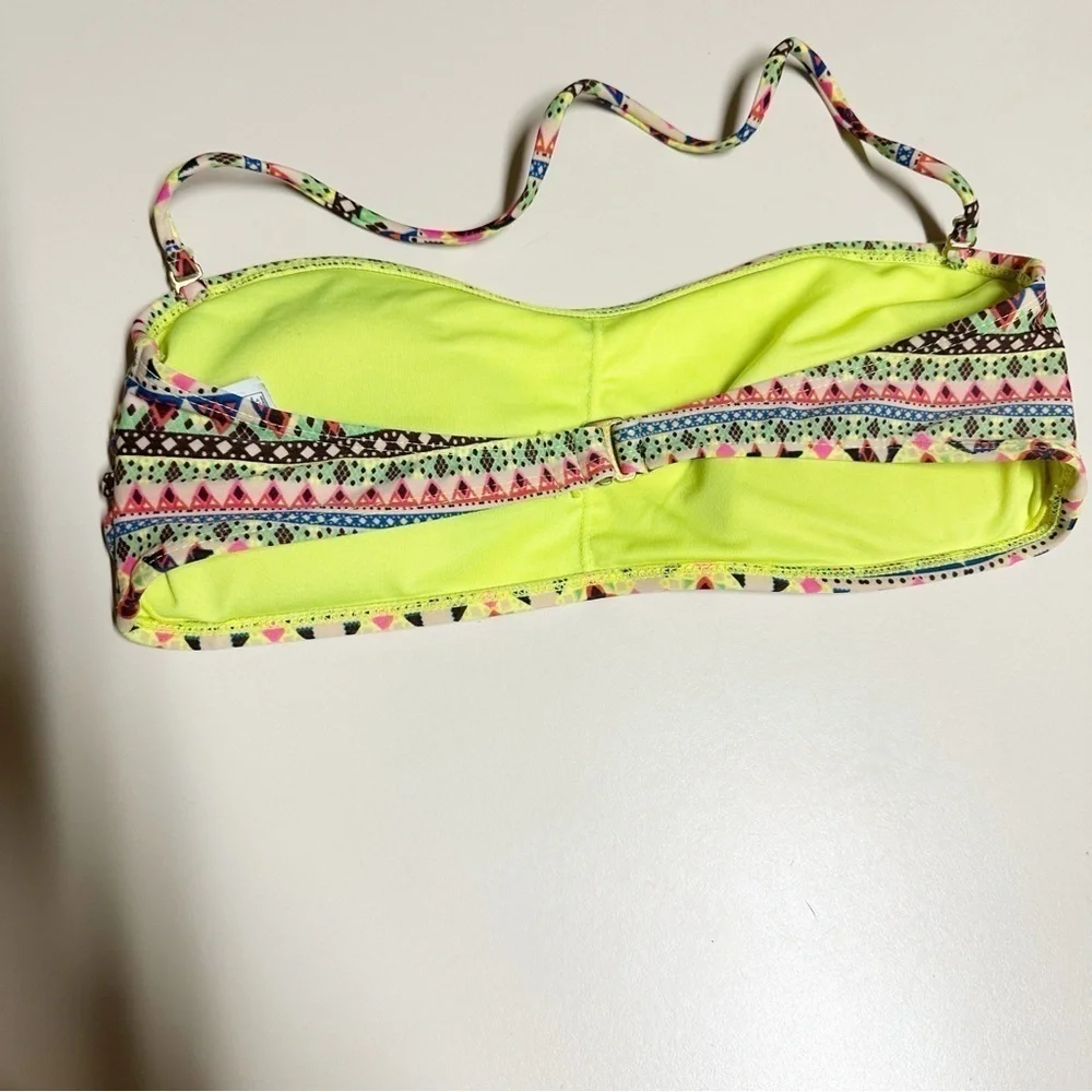 Forever 21 Womens Bikini Bright Neon Top Size Large